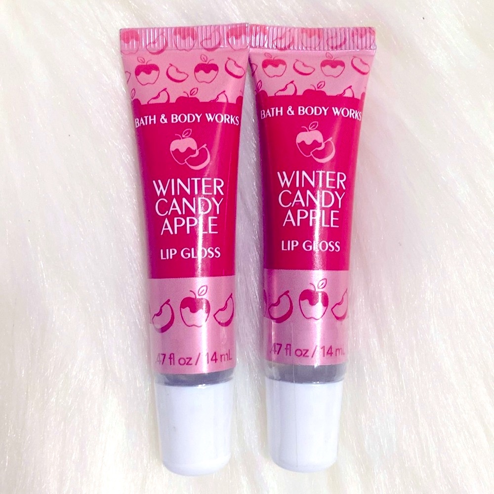 Bath and Body Works Winter Candy Apple Lip Gloss NWT Sealed/Excellent Co…